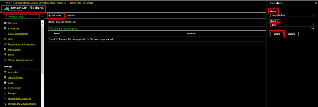 Mapping Azure Storage File-Share As Network Drive