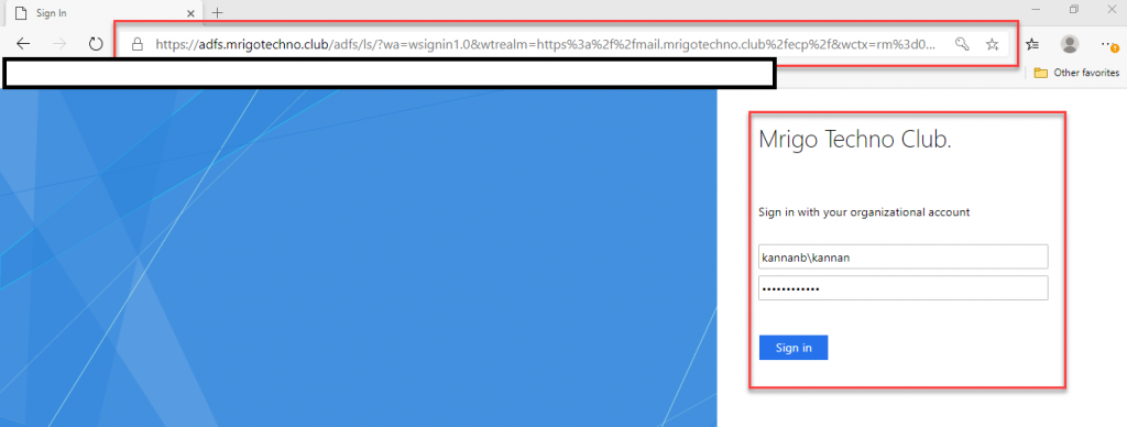 Claims Based Authentication Using ADFS