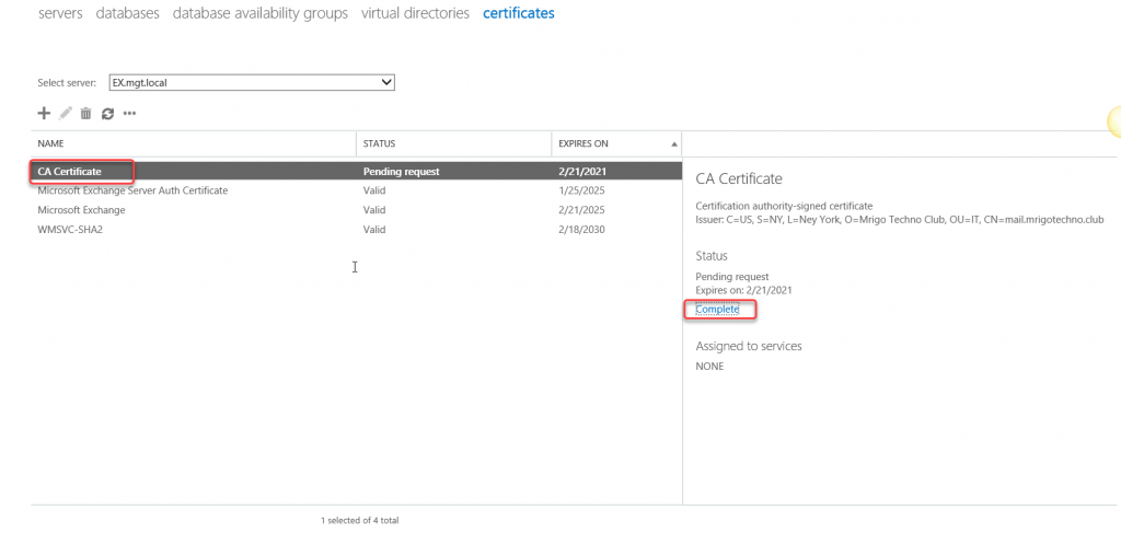 Exchange Server 2019 Installation and Configuration