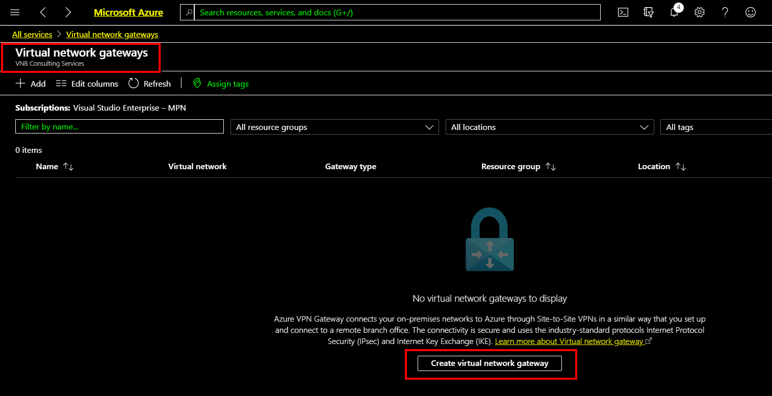 How to Quickly Setup Azure Point to Site (P2S) VPN - Mrigo Technologies