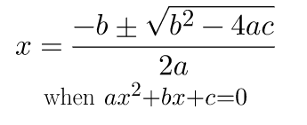 Quadratic Equation in Python