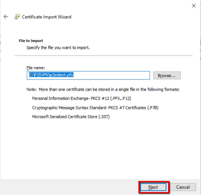 Azure Point to Site VPN Setup