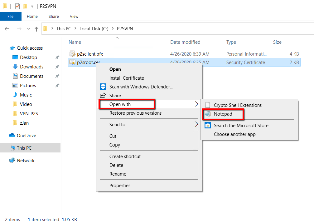 Azure Point to Site VPN Setup