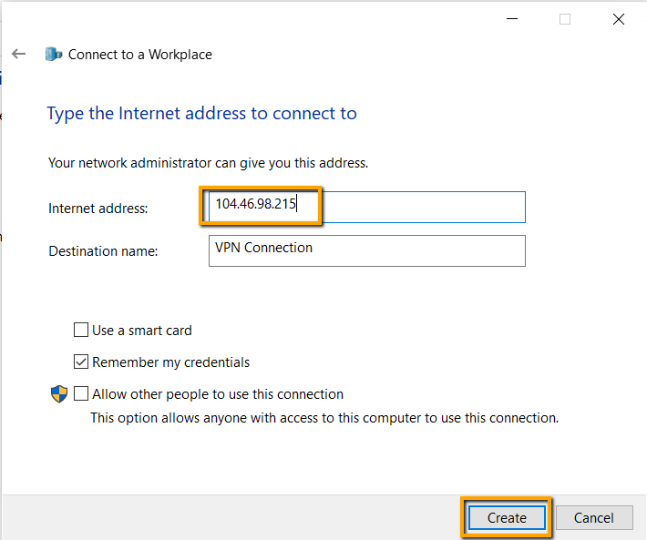 How to Setup VPN using PPTP