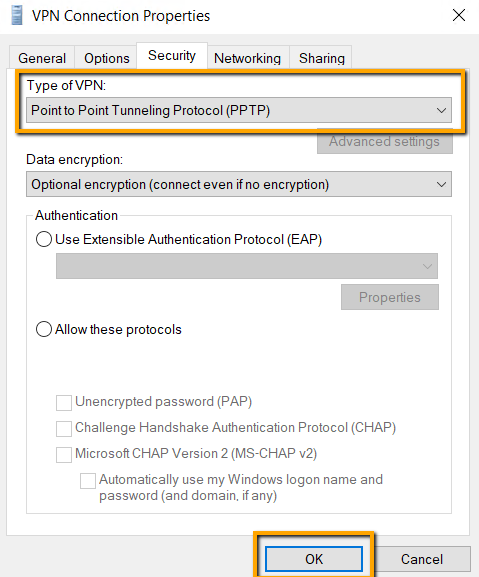 How to Setup VPN using PPTP