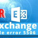 Exchange Server 2019 Upgrade error 5506