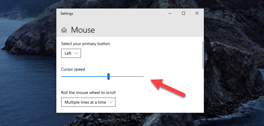 How to Change Mouse Sensitivity on Windows 10