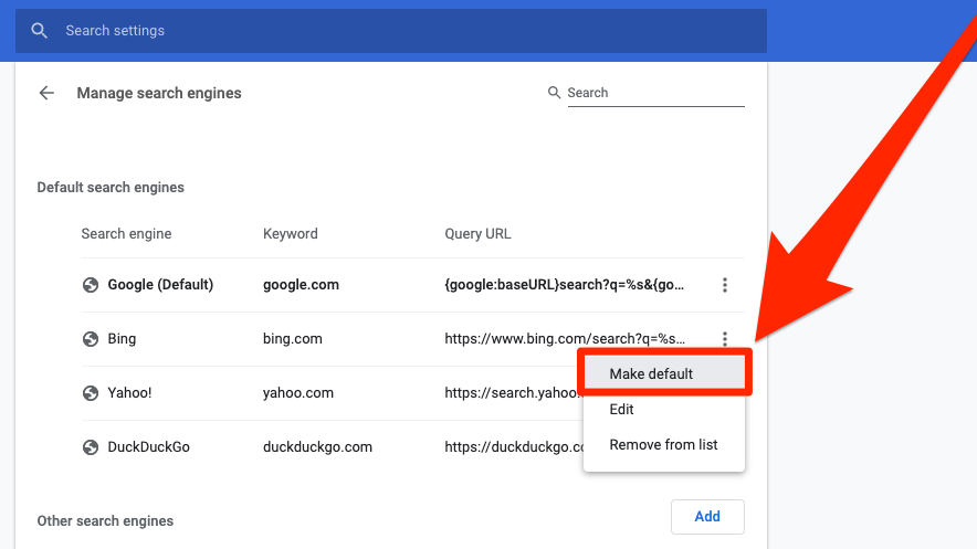How to Change Search Engine on Chrome in 4 simple steps