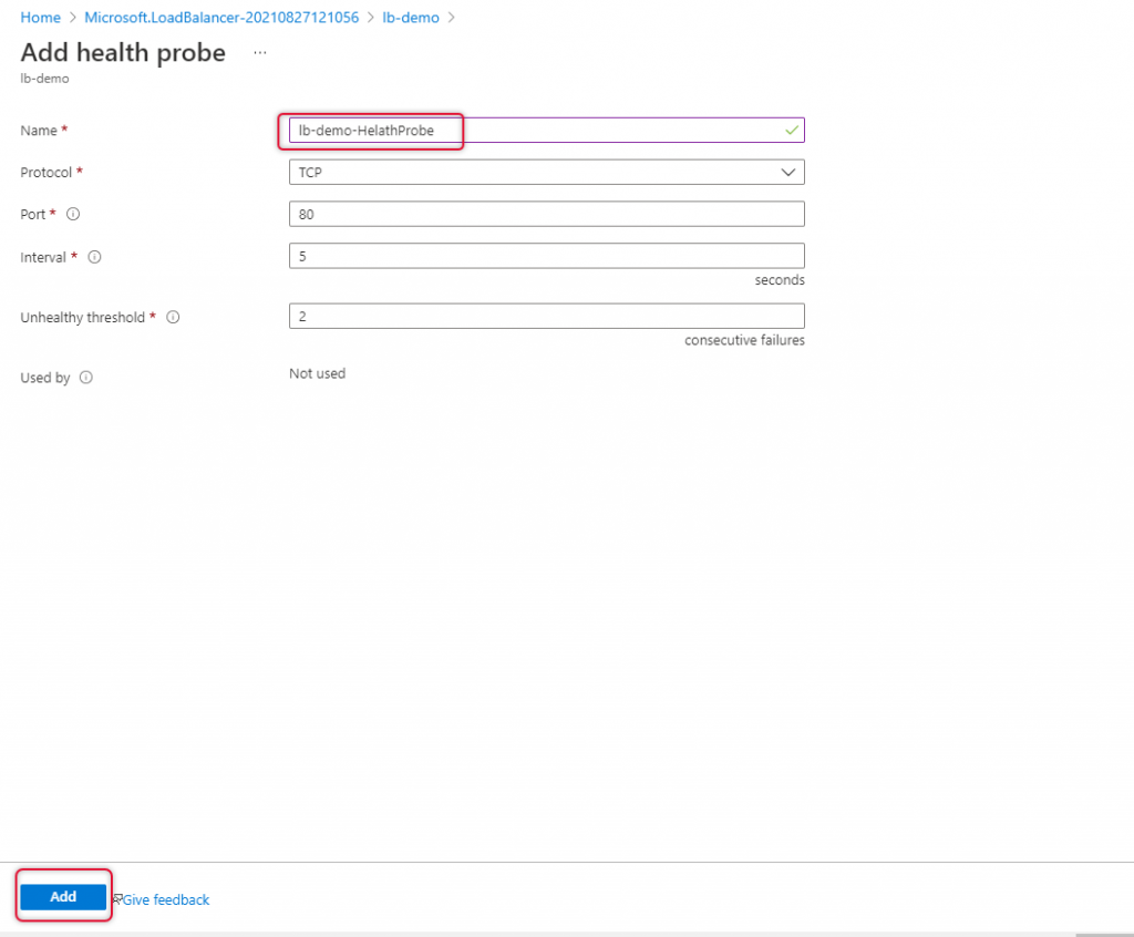 Create Azure Load Balancer