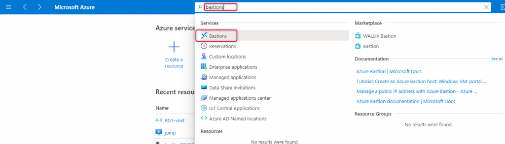 Access Virtual Machines using Azure Bastion