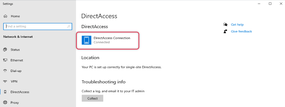 deploy DirectAccess
